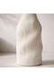 Christopher Stoneware Organic Abstarct Vase Tall 13.5x13.5x46cm - Beige - 3