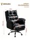 Office Chair / Gaming Chair With Footrest, Ergonomic PU Computer Chair, Adjustable Backres - 5