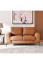 Code 2 Seater Sofa - Light Brown - 2
