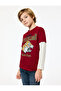 Crew Neck Long Sleeve Cotton Tiger Printed T-Shirt