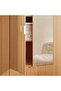 Fern 6 Door Wardrobe With Mirror - Natural - 6
