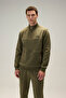 Half Zipper Men's Sweatshirt 6Wm1025-Kh