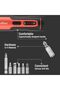 مفك براغي كهربائي قابل لإعادة الشحن 3.6 فولت، شحن عبر USB، 24 رأس - 2