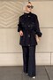 Trok Detailed Cap and Trouser Set - 3