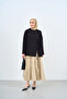 Women's Side Tie Tunic Black - 3