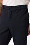 Navy Blue Regular Fit Diagonal Jogger Pants - 3