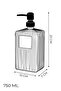750 ml Countertop Labeled Glass Riva Oil Dispenser, Liquid Soap Dispenser and Detergent Dispenser - 4