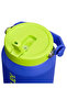 The Iceflow ™   Flip Straw 2.0 Jug 1.90L / 64oz Cobalt Chartreuse Thermos - 2