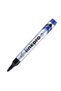 Permanent Blue Marker Round Tip 2mm Refillable - 2