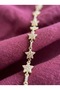 Pink Stone Star Patterned Chain Bracelet - 2