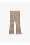 Baby Girl Leggings 7Wmg40003Ak Beige Patterned