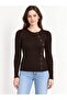 Women's Knitwear Side Button Sweater