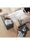 Yala Joy Storage Ottoman, Folding Footrest Stool for Living Room, Cube Stool, Multi-Use Box - 6