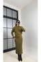 Women's Suit-Look Soft Knitwear Dress - 5