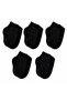 Londony Baby Ankle Socks – Black – 5 Pair Pack – Size 0–6 Months - 2