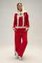 Half Zipper Women's Sweatshirt 6Wf1025-Rd - 2