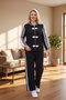 Zippered Chinese Buttoned Suit - 3