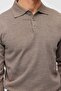 Men's Buttoned Polo Collar Slim Knit Sweater - 5