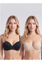 2-Pack Basic Unpadded B Cup Balconet Bra