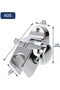 Universal Shower Head Holder, 360° Adjustable Wall Mounted Shower Bracket, Chrome Plated Rustproof H - 2