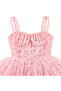 Girls Floral Tulle Party Dress – White – Size S - 2