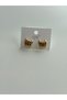 Mini Steel Vintage Earrings Gold - 2 cm - 2