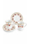 Shiraz 6-Person Porcelain Cup Set - 3
