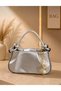 Women's Silver Star Charm Hand and Shoulder Bag - 4