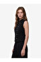 Fancy Button Detailed Slim Fit Stand Collar Sleeveless Cardigan - 2