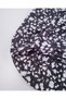 Black with White Pattern Thin Soft Crinkled Jersey Fabric for Dresses & Blouses 150X200Cm