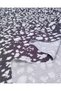 Black with White Pattern Thin Soft Crinkled Jersey Fabric for Dresses & Blouses 150X200Cm - 3