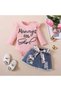 Autumn Toddler Girls’ Clothing 3-Piece Set | 6-9 Months | Pink | Cotton | Soft & Breathable - 4