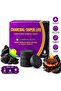 Charcoal Super - Lite For Bakhoor- Smart Charcoal Tablets - Bakhoor Coal 40 mm- 80 Pcs (8 Rolls) - 2