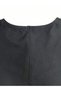 Rochie maxi, neagră - S - 6