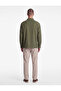 Buttoned Comfortable Fit Cotton Classic Collar Long Sleeve Muslin Shirt - 3