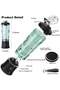 Portable Blender, Suitable for Making Milkshakes and Smoothies, Waterproof Design, USB Charging, Comes with 20-Ounce BPA-Free Blending Cup, Travel Lid, and Cleaning Brush. - 5