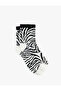 Zebra Patterned Socks