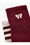 Set of 2 Striped Cotton Socks with Bow - 3