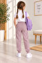 Girls' School Jogger Sweatpants with Double Pockets - 2