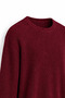 Vincent - Burgundy - Boxy Fit Crew Neck - Men's Sweatshirt - 3