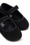 Civil Girls' Suede Single Velcro Ballerinas |   School Nursery and Daily Use - Black - 4