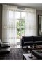 Cansel Silver 1/3 Pleated Tulle Curtain