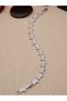 Premium Zircon Stone Detailed Silver Color Xuping Steel Bracelet, Non-Tarnish Steel Bracelet 17+2 cm - 4