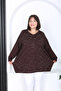 Women's Stone Printed Plus Size Tunic - 6