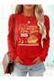 Blouse, red - L
