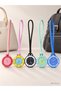 Bag Charm Watch with Strap Analog Watch Octagonal Design Unisex Bag Accessory
