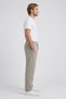 Men's 3 Thread Baggy Oversize Wide Leg Sweatpants with Back Pockets and Inner Lining, Cotton Sweatpants, Smoked Gray Coffee Stone Black - 2