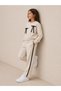 Girls Bow Detail Sweatshirt and Wide Leg Pants Set - 2