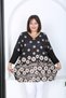 Women's Lycra Viscose V-Neck Plus Size Tunic - 4