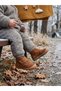 Genuine Leather Tan Velcro Baby Boy Boots - 3
